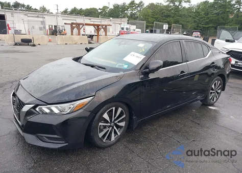 2021 Nissan Sentra Sv Xtronic Cvt z USA, uszkodzony, nr VIN 3N1AB8CV5MY256816